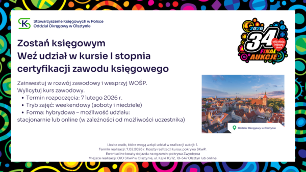 SKwP Olsztyn Wspiera Wielką Orkiestrę Świątecznej Pomocy